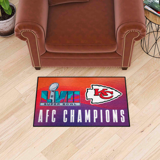 Kansas City Chiefs Super Bowl LVII AFC Championship Starter Mat - Kansas City Chiefs