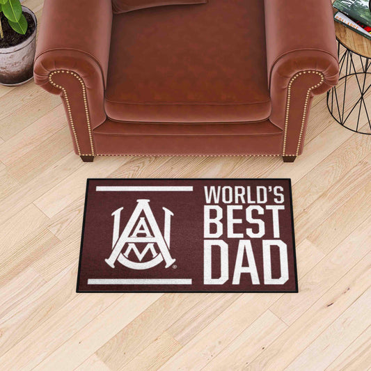 Alabama A&M Bulldogs Starter Mat Accent Rug - 19in. x 30in. - Alabama A&M