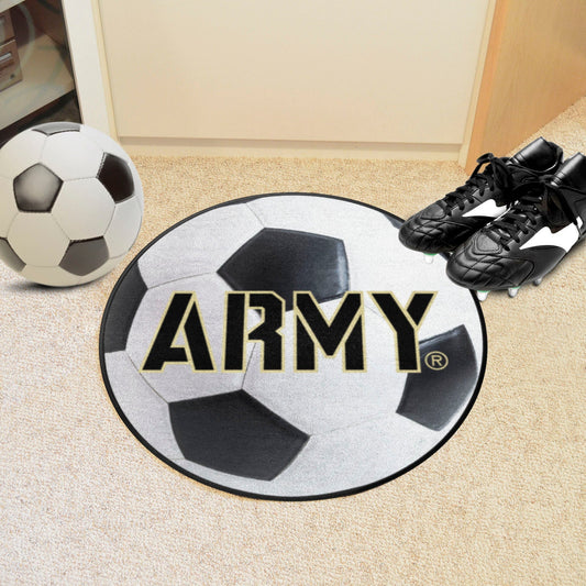 Army West Point Black Knights Soccer Ball Rug - 27in. Diameter - Army West Point