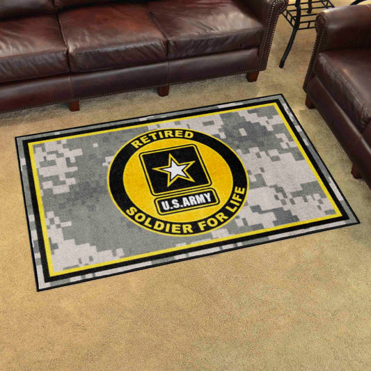 U.S. Army 4ft. x 6ft. Plush Area Rug