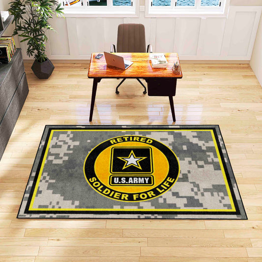 U.S. Army 5ft. x 8 ft. Plush Area Rug