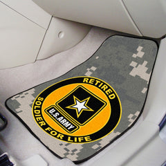 U.S. Army Front Carpet Car Mat Set - 2 Pieces