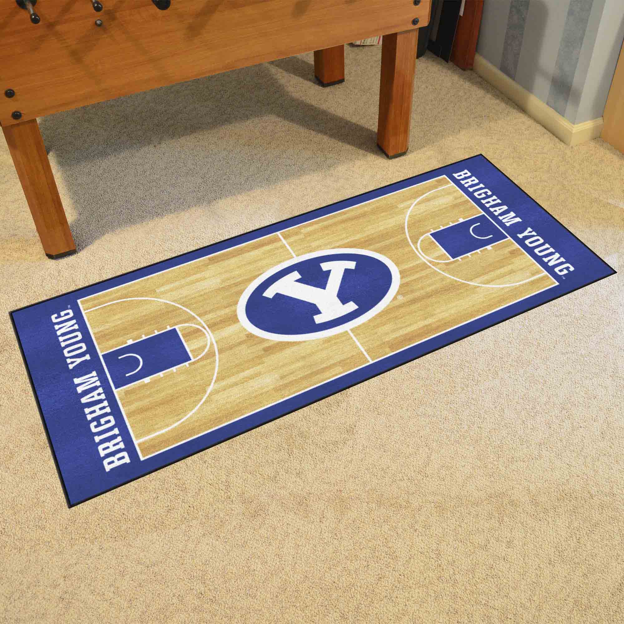 BYU Cougars Court Runner Rug - 30in. x 72in. - BYU