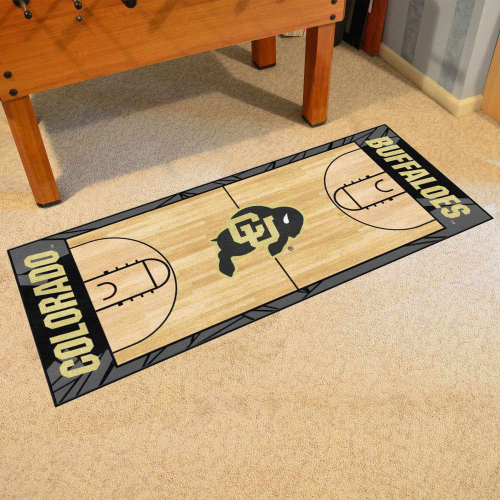 University of Colorado Buffaloes Court Runner Rug - 30in. x 72in. - University of Colorado - Flyclothing LLC