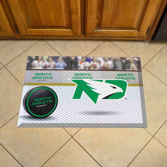 North Dakota Fighting Hawks Rubber Scraper Door Mat - North Dakota - Flyclothing LLC