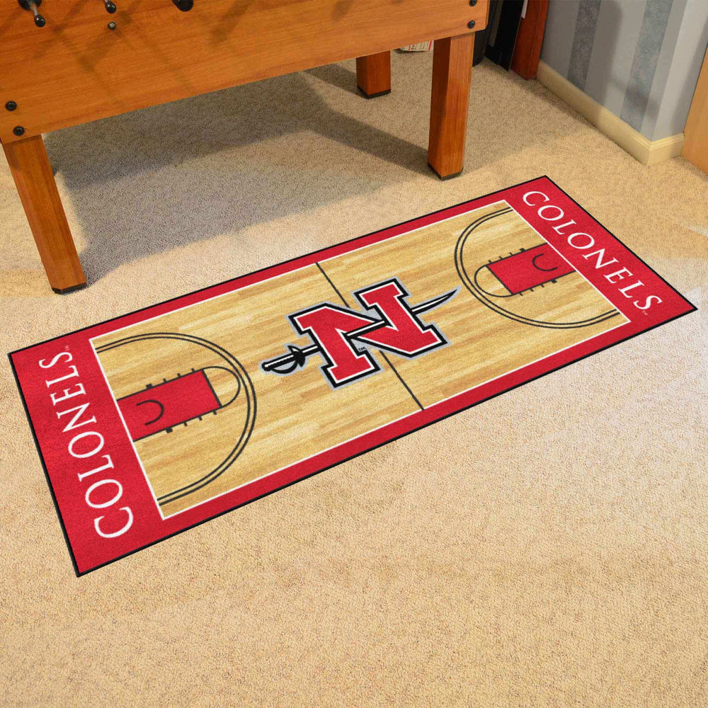 Nicholls State Colonels Court Runner Rug - 30in. x 72in. - Nicholls State - Flyclothing LLC