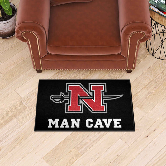 Nicholls State Colonels Man Cave Starter Mat Accent Rug - 19in. x 30in. - Nicholls State