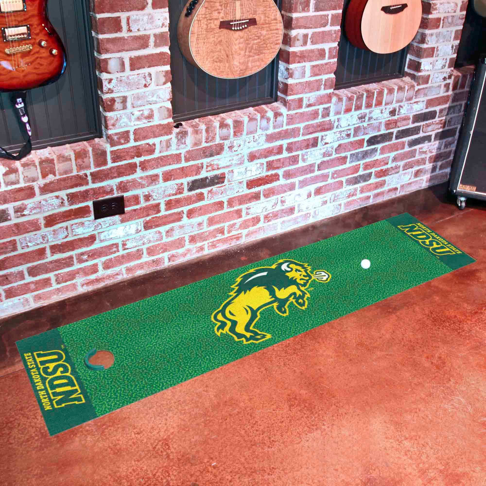 North Dakota State University Bison Putting Green Mat - 1.5ft. x 6ft. - North Dakota State University - Flyclothing LLC