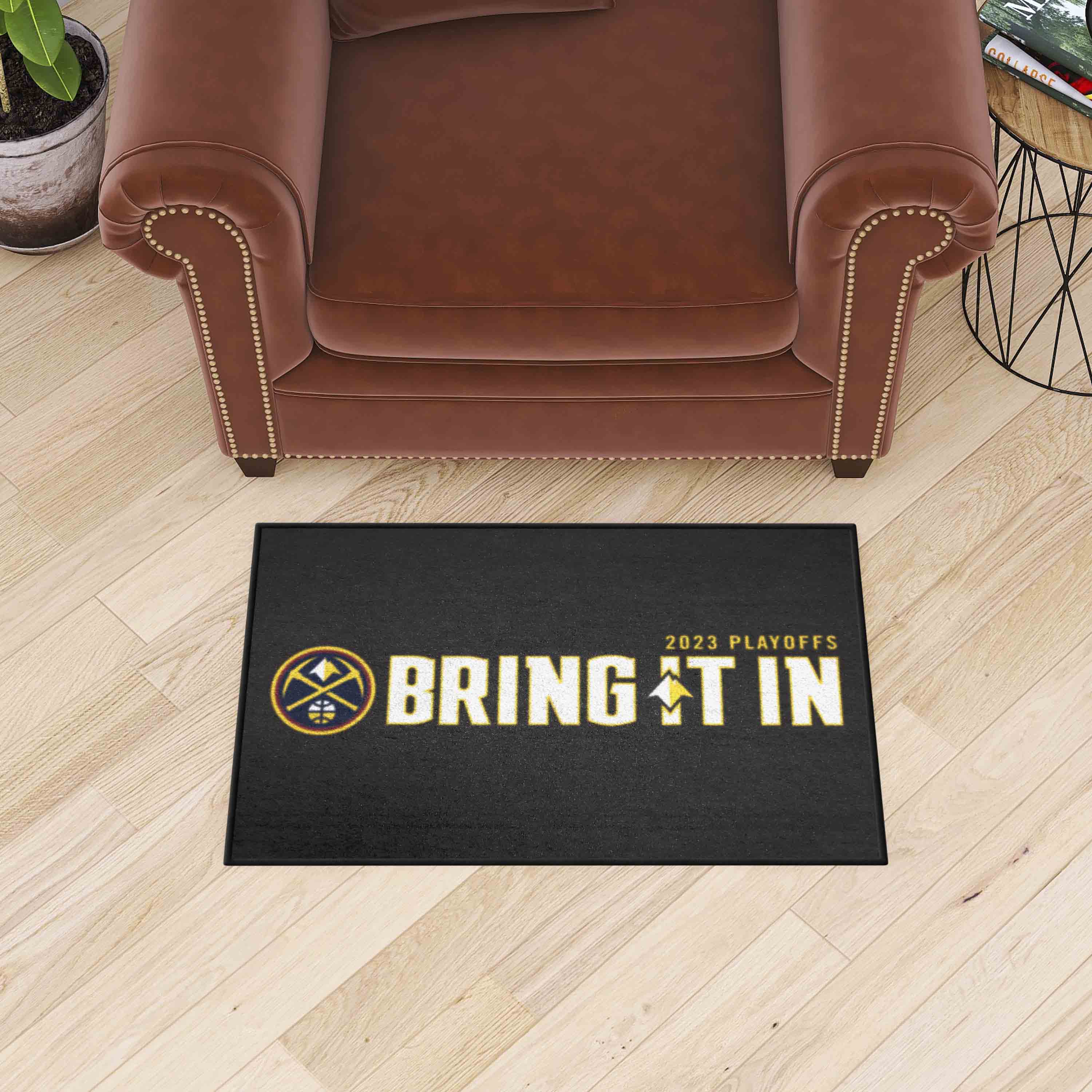 Denver Nuggets 2023 NBA Finals Champions Starter Mat Accent Rug - 19in. x 30in. - Denver Nuggets