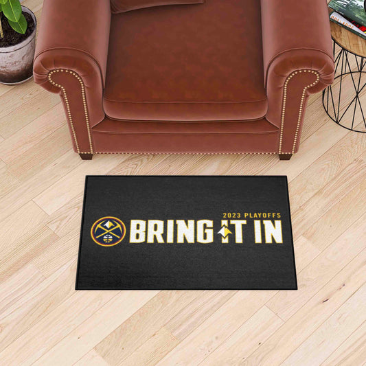 Denver Nuggets 2023 NBA Finals Champions Starter Mat Accent Rug - 19in. x 30in. - Denver Nuggets