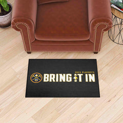 Denver Nuggets 2023 NBA Finals Champions Starter Mat Accent Rug - 19in. x 30in. - Denver Nuggets