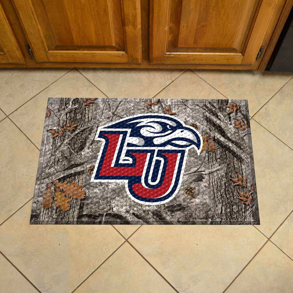 Liberty University Flames Rubber Scraper Door Mat Camo - Liberty University - Flyclothing LLC