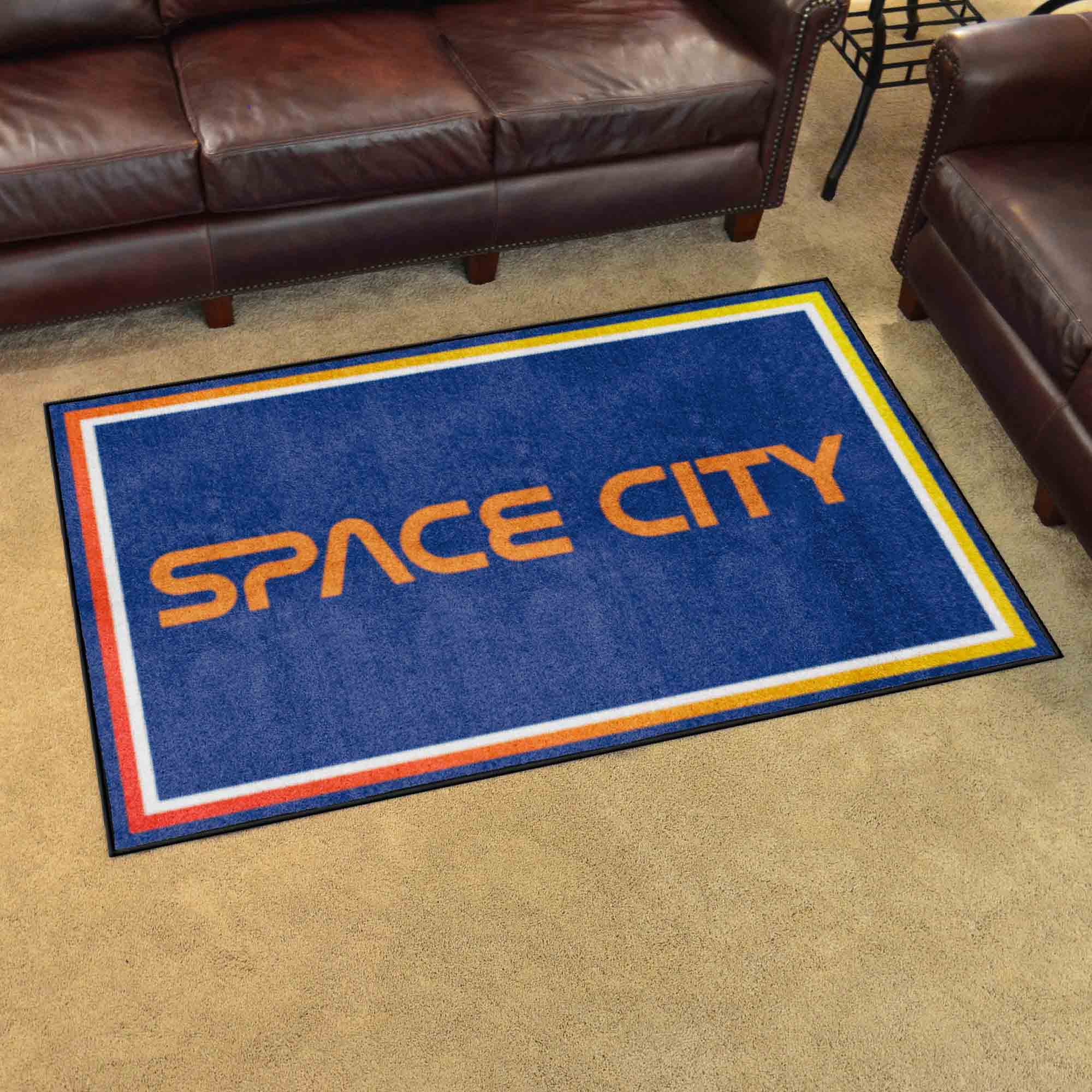 Houston Astros 4ft. x 6ft. Plush Area Rug - Houston Astros