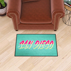 San Diego Padres Starter Mat Accent Rug - 19in. x 30in. - San Diego Padres