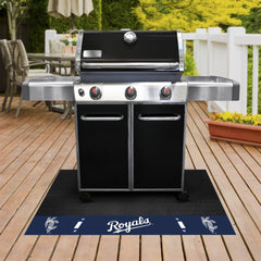 Kansas City Royals Vinyl Grill Mat - 26in. x 42in. - Kansas City Royals