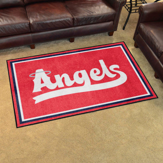 Los Angeles Angels 4ft. x 6ft. Plush Area Rug - Los Angeles Angels