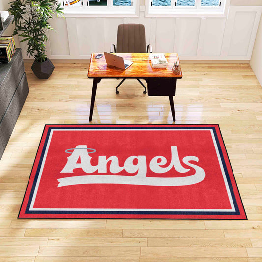 Los Angeles Angels 5ft. x 8 ft. Plush Area Rug - Los Angeles Angels