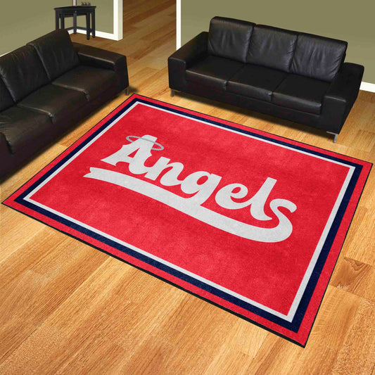 Los Angeles Angels 8ft. x 10 ft. Plush Area Rug - Los Angeles Angels