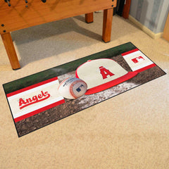 Los Angeles Angels Baseball Runner Rug - 30in. x 72in. - Los Angeles Angels