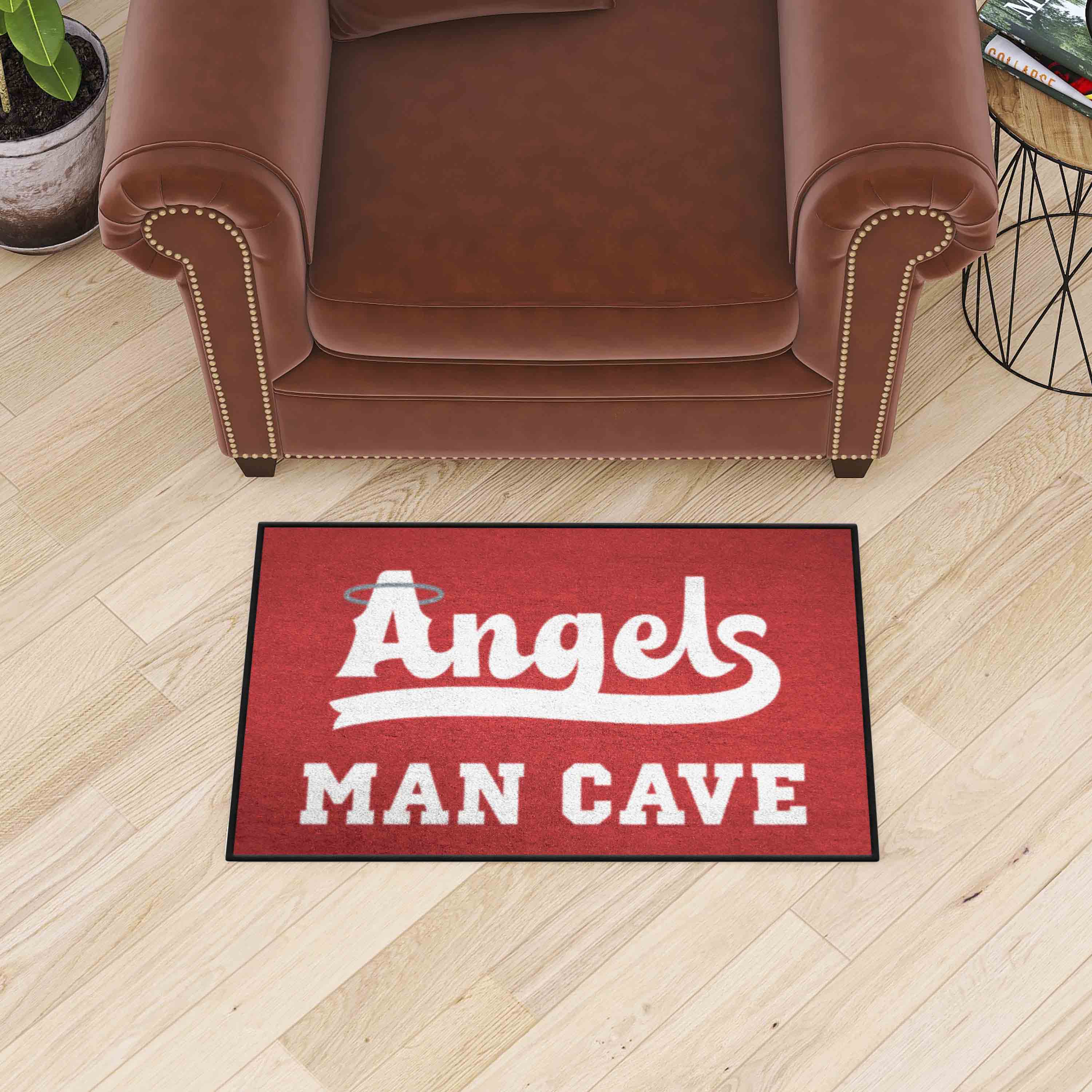 Los Angeles Angels Man Cave Starter Mat Accent Rug - 19in. x 30in. - Los Angeles Angels