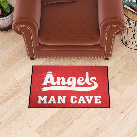 Los Angeles Angels Man Cave Starter Mat Accent Rug - 19in. x 30in. - Los Angeles Angels