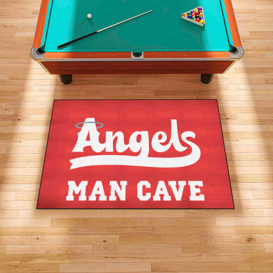 Los Angeles Angels Man Cave Ulti-Mat Rug - 5ft. x 8ft. - Los Angeles Angels