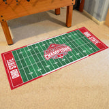 Official Ohio State 2024 National Champions Logo 30"x72" Football Field Runner - Ohio State Buckeyes - Flyclothing LLC