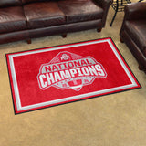 Official Ohio State 2024 National Champions Logo 44"x71" 4x6 Rug - Ohio State Buckeyes - Flyclothing LLC