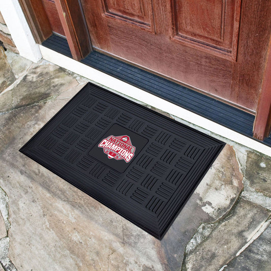 Official Ohio State 2024 National Champions Logo 19.5"x31.25" Medallion Door Mat - Ohio State