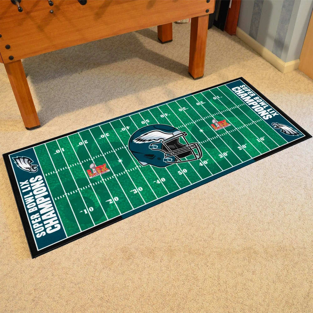 Philadelphia Eagles Super Bowl LIX Champions Football Field Runner - Philadelphia Eagles - Flyclothing LLC