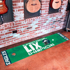 Philadelphia Eagles Super Bowl LIX Champions Putting Green Mat