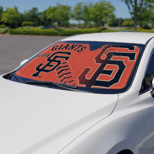 San Francisco Giants Windshield Sun Shade - San Francisco Giants
