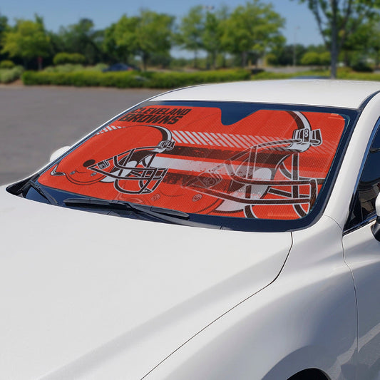 Cleveland Browns Windshield Sun Shade - Cleveland Browns