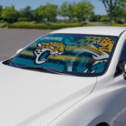 Jacksonville Jaguars Windshield Sun Shade - Jacksonville Jaguars