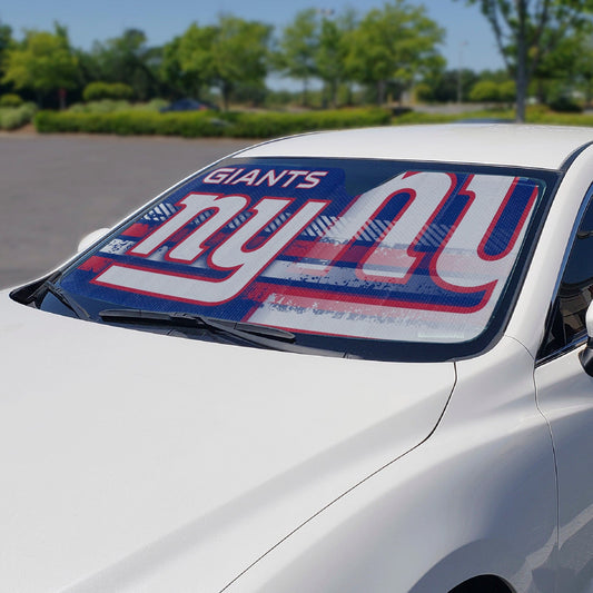 New York Giants Windshield Sun Shade - New York Giants