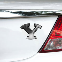 BYU Cougars Molded Chrome Plastic Emblem - BYU
