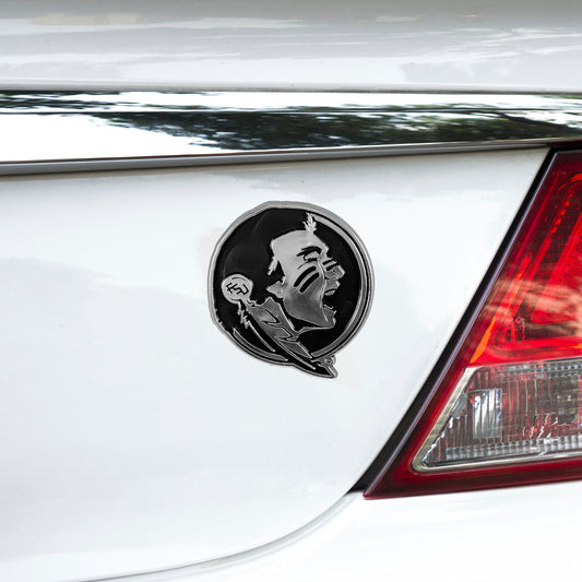 Florida State Seminoles Molded Chrome Plastic Emblem - Florida State