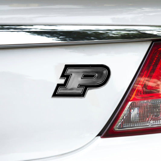 Purdue Boilermakers Molded Chrome Plastic Emblem - Purdue