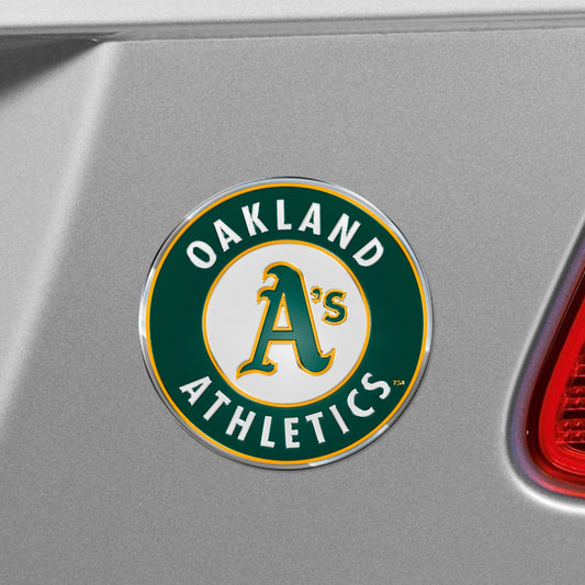 Oakland Athletics Heavy Duty Aluminum Embossed Color Emblem - Oakland Athletics