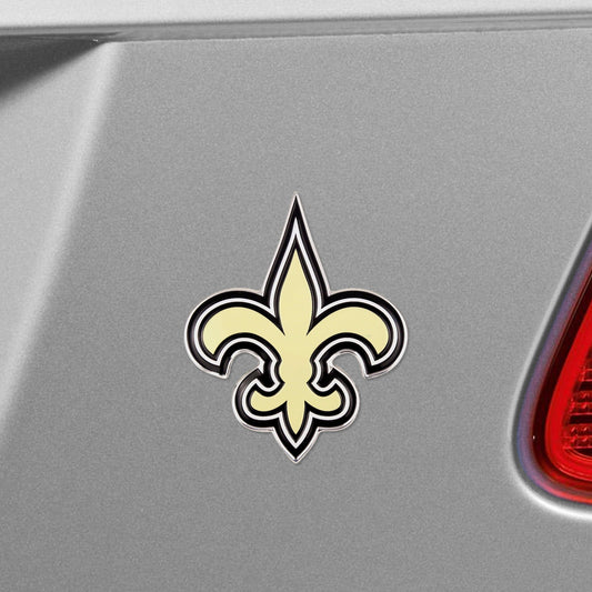 New Orleans Saints Heavy Duty Aluminum Embossed Color Emblem - New Orleans Saints