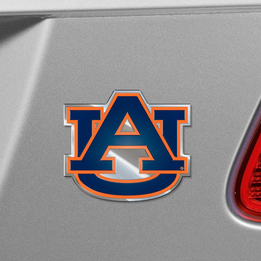 Auburn Tigers Heavy Duty Aluminum Embossed Color Emblem - Auburn