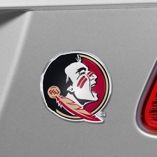 Florida State Seminoles Heavy Duty Aluminum Embossed Color Emblem - Florida State