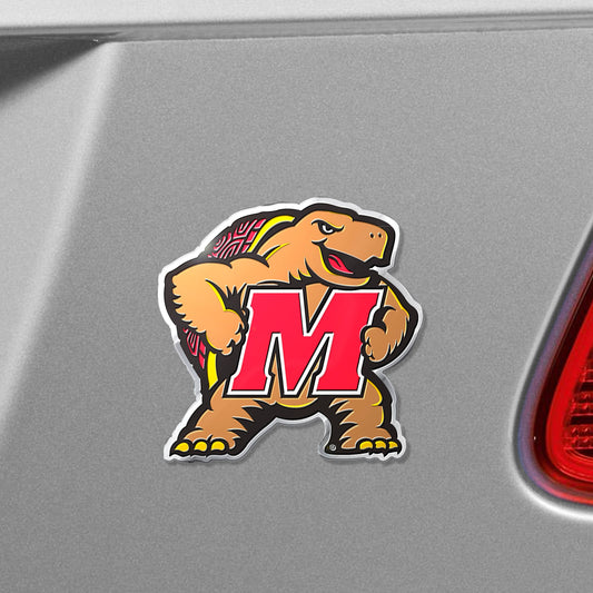 Maryland Terrapins Heavy Duty Aluminum Embossed Color Emblem - Maryland