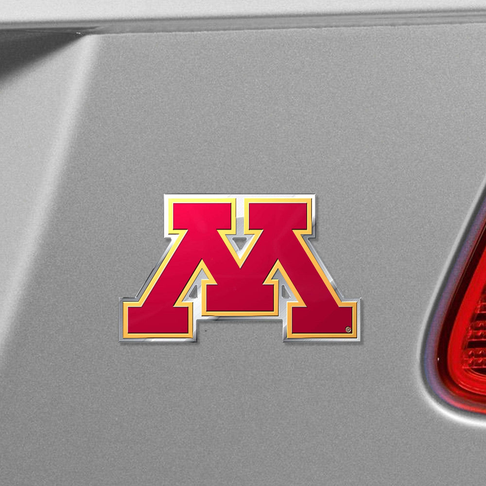 Minnesota Golden Gophers Heavy Duty Aluminum Embossed Color Emblem - Minnesota - Flyclothing LLC