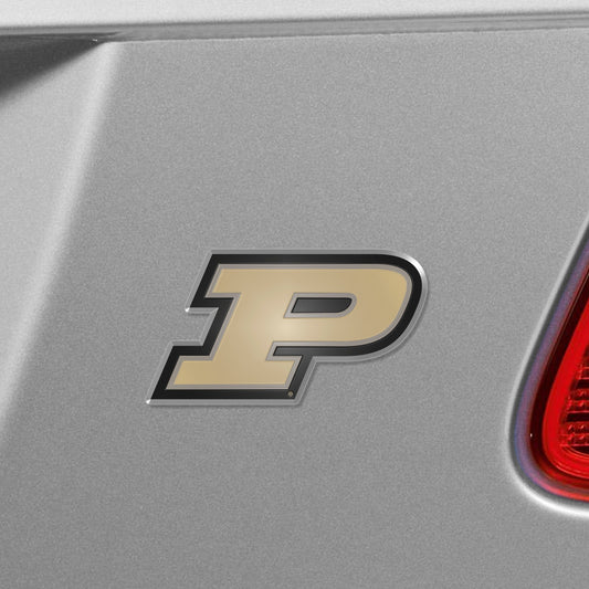 Purdue Boilermakers Heavy Duty Aluminum Embossed Color Emblem - Purdue