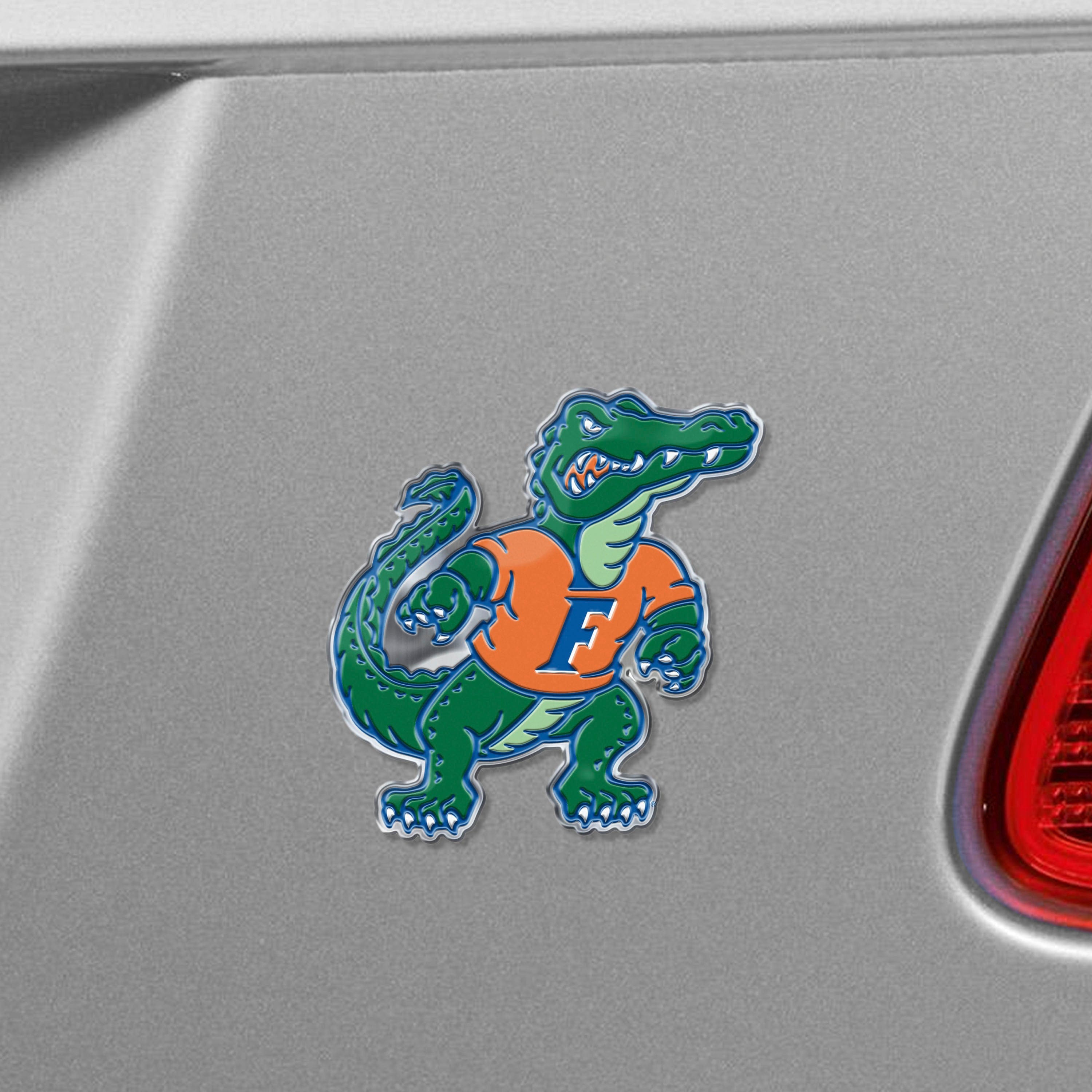 Florida Gators Heavy Duty Aluminum Embossed Color Emblem - Alternate - Florida