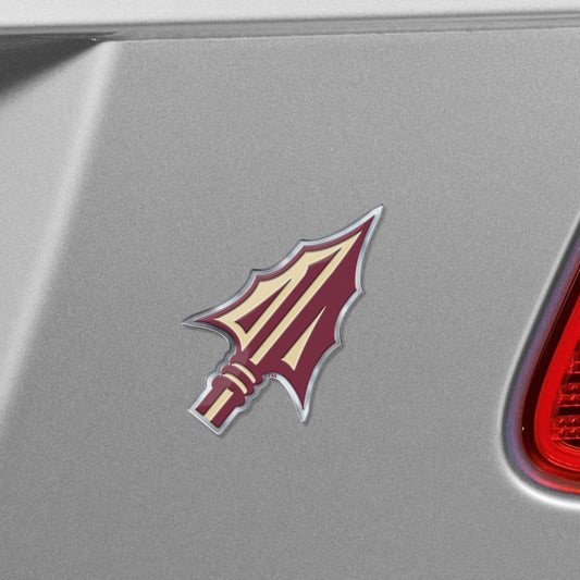 Florida State Seminoles Heavy Duty Aluminum Embossed Color Emblem - Alternate - Florida State