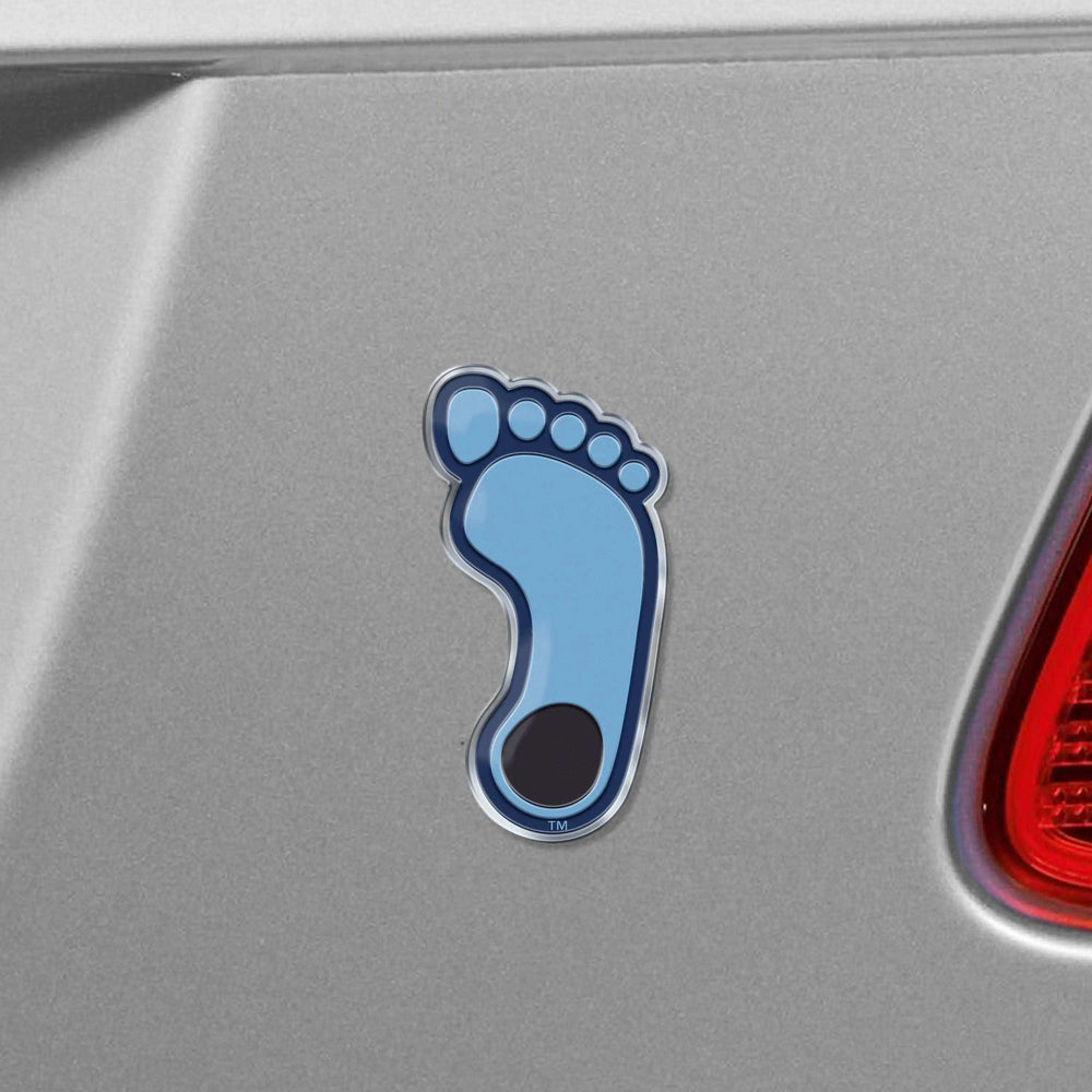 North Carolina Tar Heels Heavy Duty Aluminum Embossed Color Emblem - Alternate - North Carolina Tar Heels - Flyclothing LLC