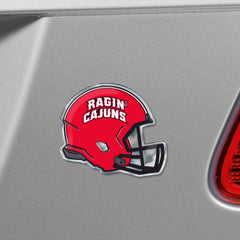 Louisiana-Lafayette Ragin' Cajuns Heavy Duty Aluminium Helmet Emblem - Louisiana-Lafayette
