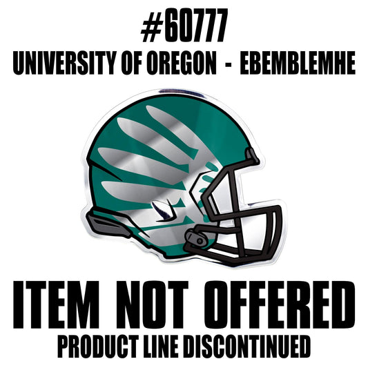 Oregon Ducks Heavy Duty Aluminium Helmet Emblem - Oregon